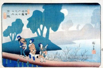 Utagawa Hiroshige Painting - miyanokoshi Utagawa Hiroshige Ukiyoe